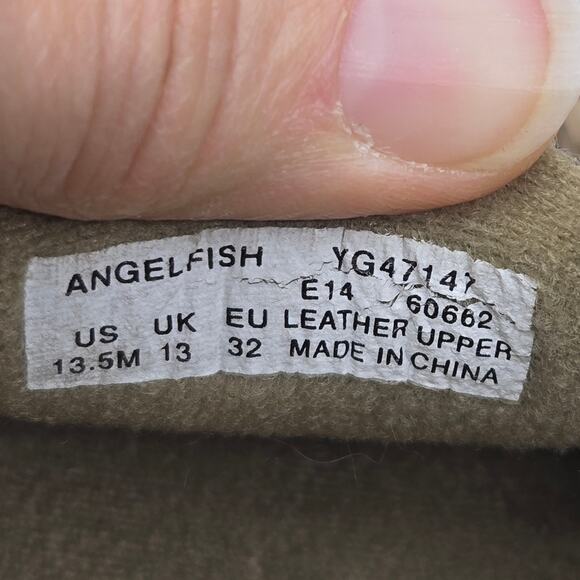 SPERRY Top-Siders Tan Boat Shoes with Glitter Leopard Print Pattern Size 13.5 - Picture 10 of 10